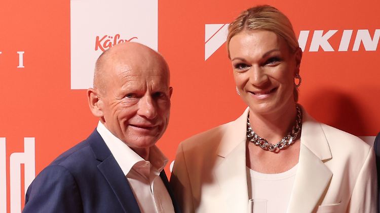 Seit einem halben Jahr liiert: Maria Riesch und Johann Schrempf.