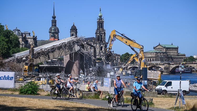 Der Neubau der Carolabrücke soll bis 2031 fertiggestellt werden.