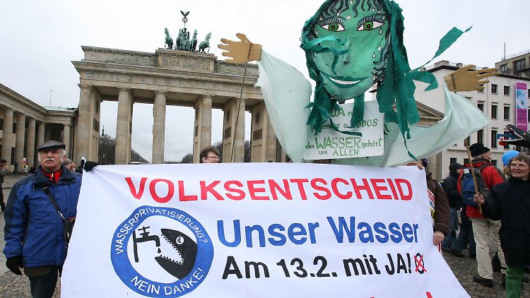 In Vorfeld gab es viele Aktionen, die die Bürger zur Teilnahme am Volksentscheid bewegen sollten.