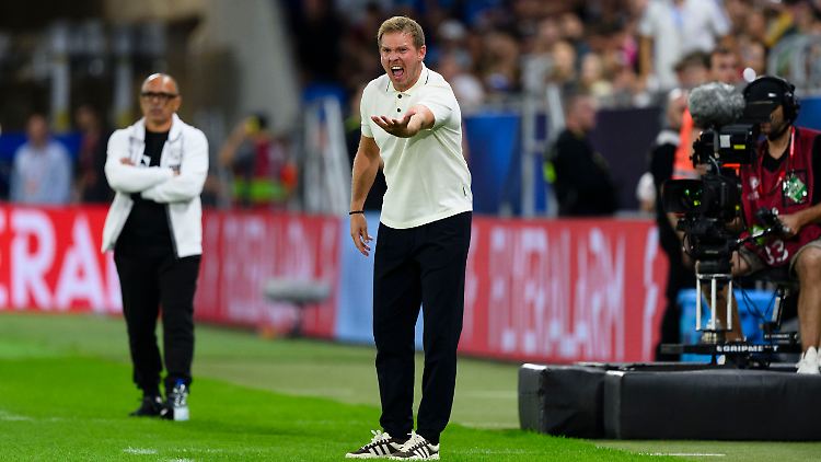 Viel zu korrigieren für Nagelsmann.