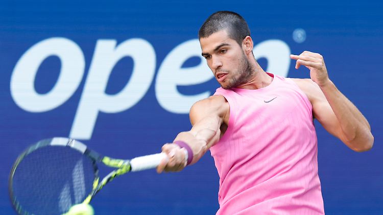 Alcaraz erreichte sein drittes Major-Finale in diesem Jahr. 