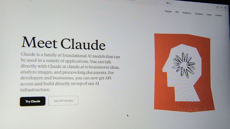 Anthropics Chatbot Claude ist ein Konkurrent von ChatGPT.