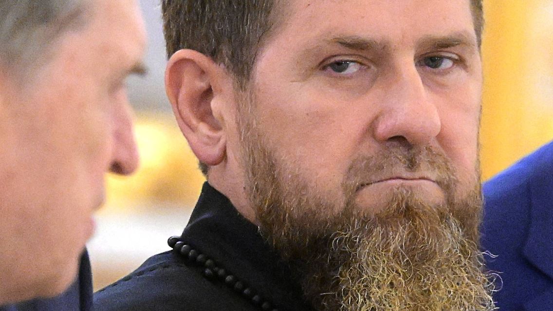 Tschetschenführer Ramsan Kadyrow im April im Kreml