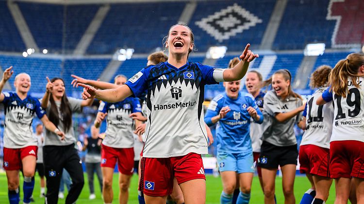 Totale Freude beim HSV.