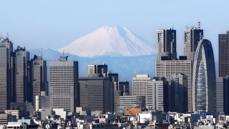 Beruhigende Aussichten: Der höchste Gipfel Japans, der Fuji unweit Tokios, ist ein schlummernder Vulkan.
