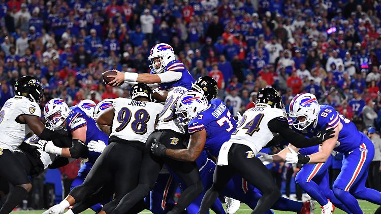 Josh Allen kämpfte sich mit den Bills zurück.