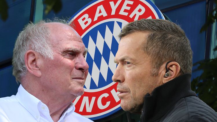 Zwei alternde Männer, die sich streiten: Uli Hoeneß und Lothar Matthäus.