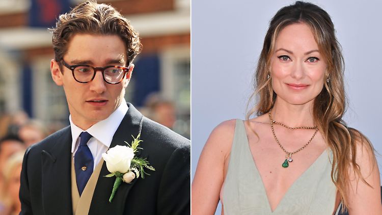 Gehen offenbar auf Tuchfühlung: Caspar Jopling und Olivia Wilde.