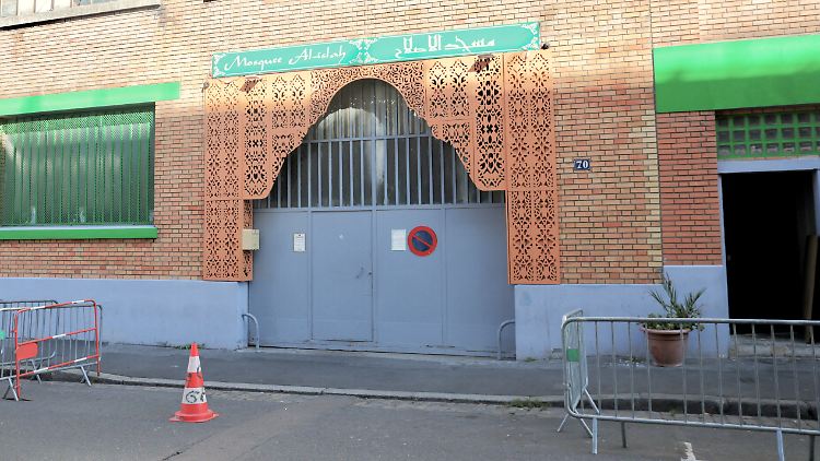 Unter anderem betroffen: Die Islah Moschee im Pariser Vorort Montreuil.