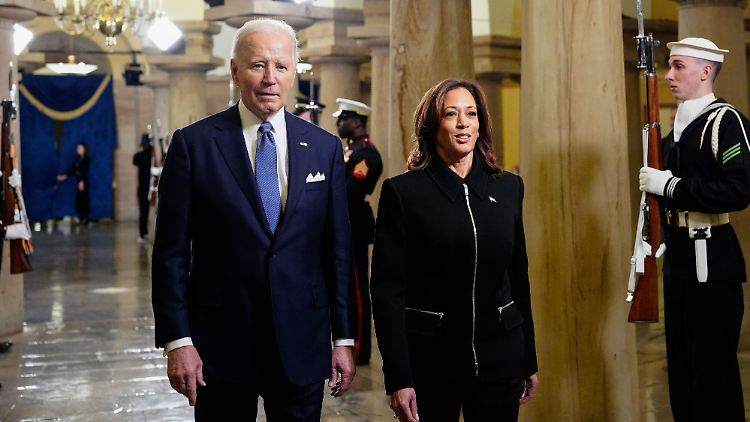 Harris übte während der Präsidentschaft keine laute Kritik an Biden. 