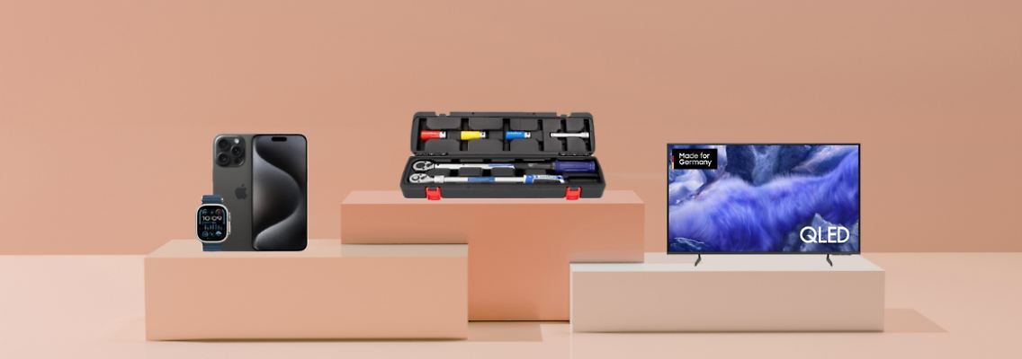 Wir finden täglich die besten Deals für Technik, Werkzeug, Haushaltsgeräte, Tarife & Co.