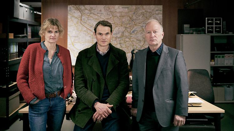 Lösen den Fall auf jeden Fall: Wanda Goldwasser (Eli Wasserscheid), Felix Voss (Fabian Hinrichs) und Dr. Kaiser (Stefan Merki).
