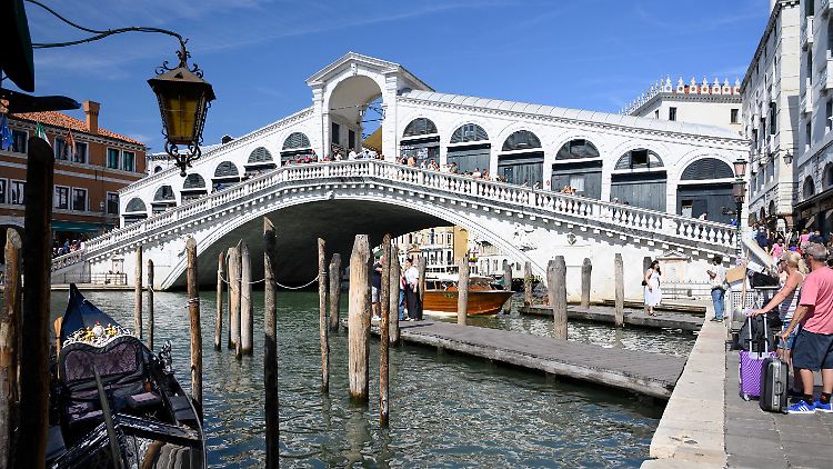 Der Vorfall ereignete sich in der Nähe der Rialto-Brücke.