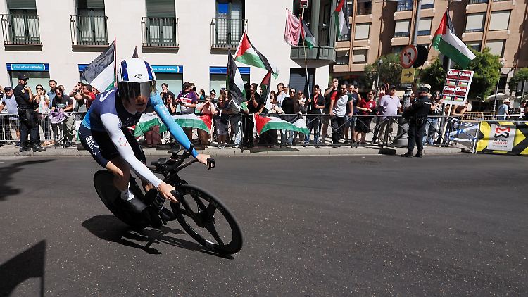 Im Fokus der Proteste: das Team Israel-Premier Tech.