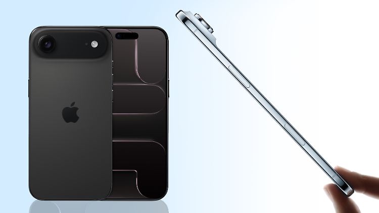 So flach wie kein anderes Smartphone: Das neue iPhone Air misst nur 5,6 Millimeter in der Tiefe.