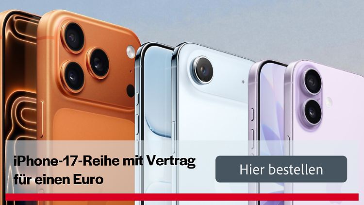 Das neue iPhone 17 kann ab sofort vorbestellt werden. Bei o2 gibt es alle Modell mit Tarif schon ab einem Euro.