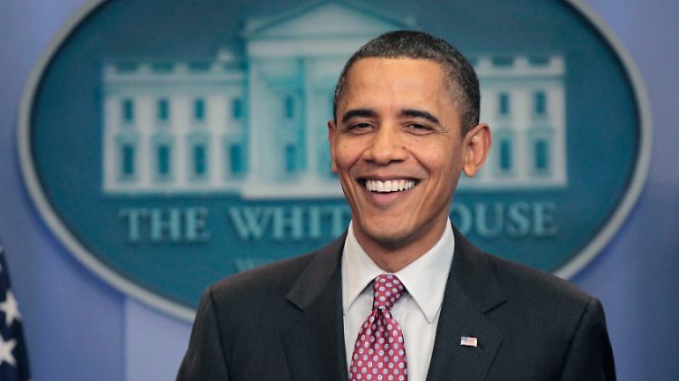 Noch hat er gut Lachen. Aber scheitert Obama mit seinem Haushalt, könnte es sehr schwer werden für ihn und seine politischen Vorhaben.