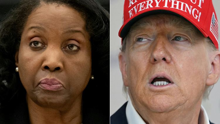 Im Streit über die vorzeitige Amtsenthebung der Fed-Gouverneurin Cook (links) hatte Trump einen gerichtlichen Rückschlag erlitten. 