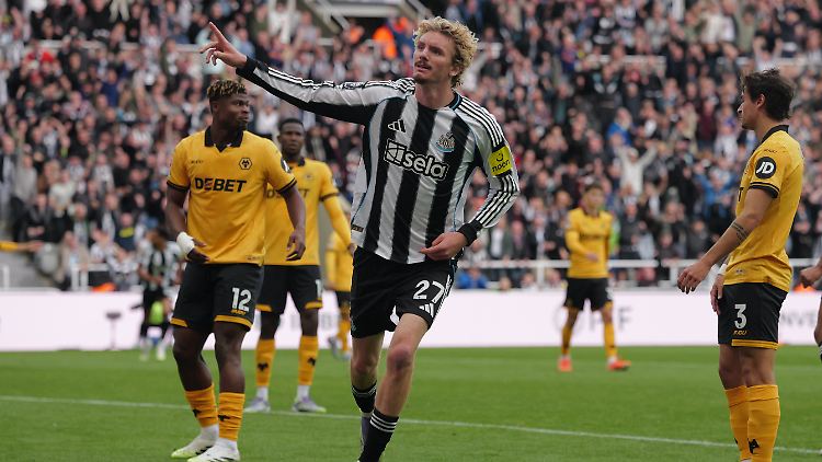 Erstes Spiel, erstes Tor: Traum-Einstand für Nick Woltemade bei Newcastle United.