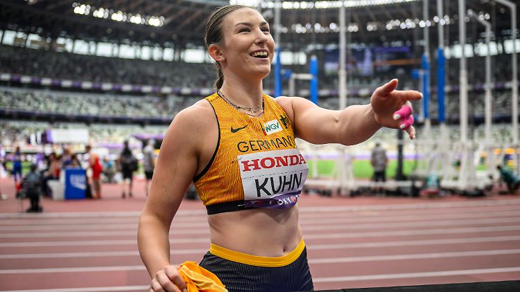 Aileen Kuhn hat große Lust, auch im WM-Finale weit zu werfen.