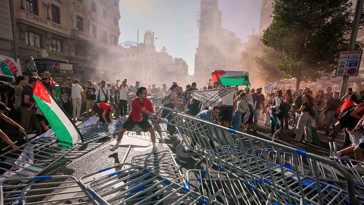 Chaos bei der Schlussetappe der Vuelta.