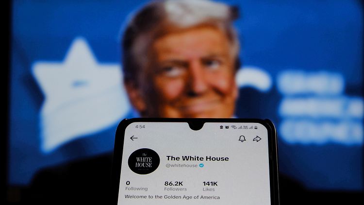 Das Weiße Haus hat inzwischen selbst einen Tiktok-Account. 
