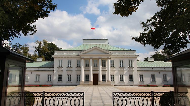 Das Schloss Belvedere in Warschau dient dem polnischen Staatspräsidenten als Wohnsitz.