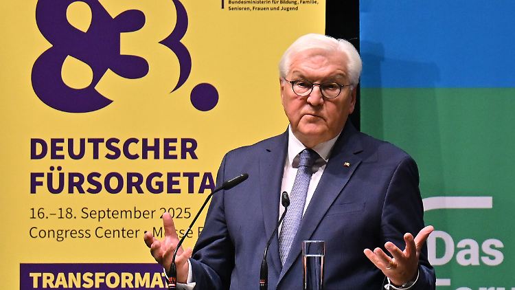 "Der Sozialstaat ist ein Schatz", sagte Bundespräsident Steinmeier beim Deutschen Fürsorgetag in Erfurt.