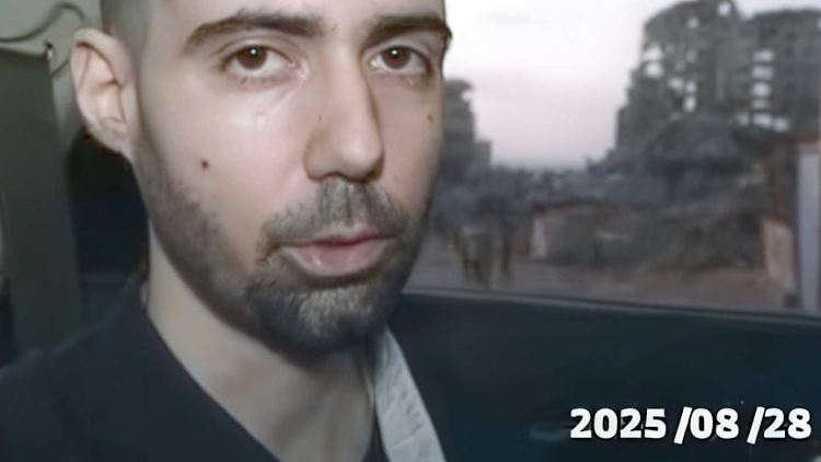 Der von der Hamas vor 711 Tagen verschleppte Guy Gilboa-Dalal im Video der Terroristen