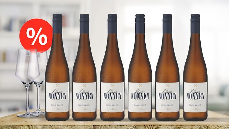 Bei Ludwig von Kapff bekommen ntv.de-Leser sechs Flaschen Weißwein aus roter Traube zum Sparpreis inklusive zwei kostenlosen Gläsern.