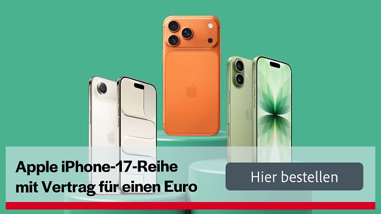 Das neue iPhone 17 kann ab sofort vorbestellt werden. Bei o2 gibt es alle Modell mit Tarif schon ab einem Euro.