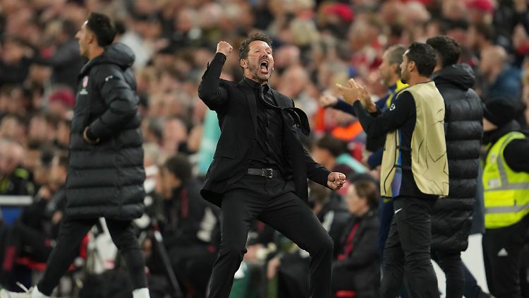 Wieder völlig aufgedreht: Diego Simeone.