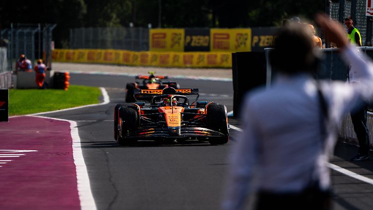 In Monza kam Norris vor Piastri ins Ziel, weil das Team es so verfügte.