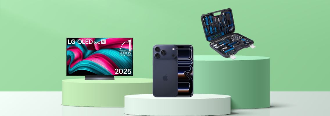 Wir finden täglich die besten Deals für Technik, Werkzeug, Haushaltsgeräte, Tarife & Co.