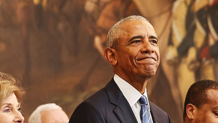 Ex-US-Präsident Obama mahnt Bedeutung der Meinungsfreiheit an.