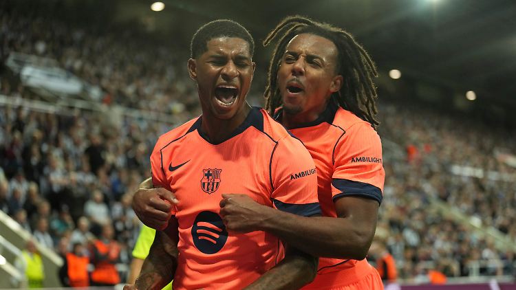 Marcus Rashford war doppelt zur Stelle für den FC Barcelona.