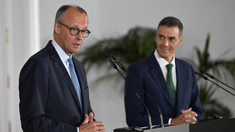 In Bezug auf Israel gibt es keinen Gleichklang zwischen Merz und Sanchez. 