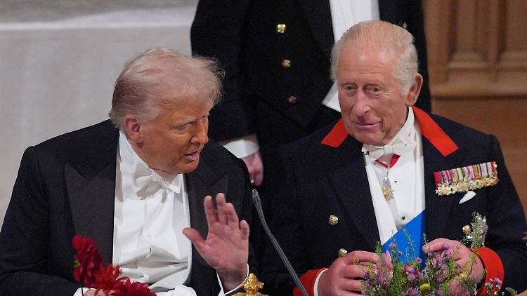 Trump und Charles verstanden sich gut, in der Küche war das nicht so.