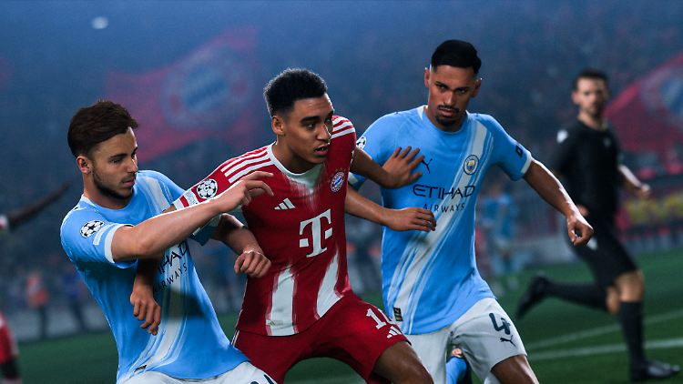 Dribbeln mit und wie Jamal Musiala in EA FC 26.