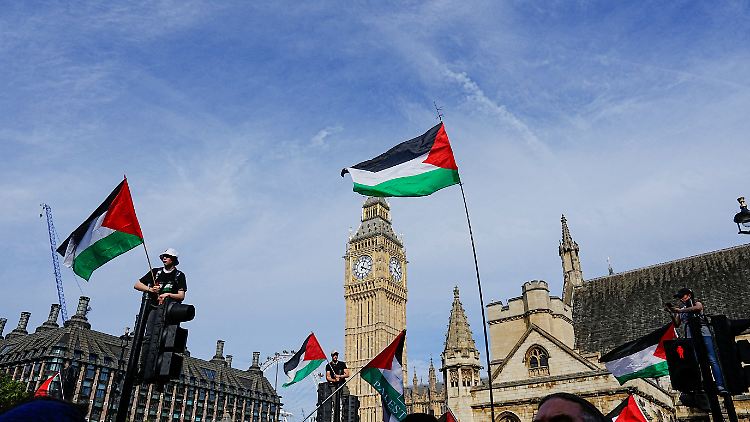 London wird der erste, aber nicht der letzte G7-Staat sein, der Palästina anerkennt.