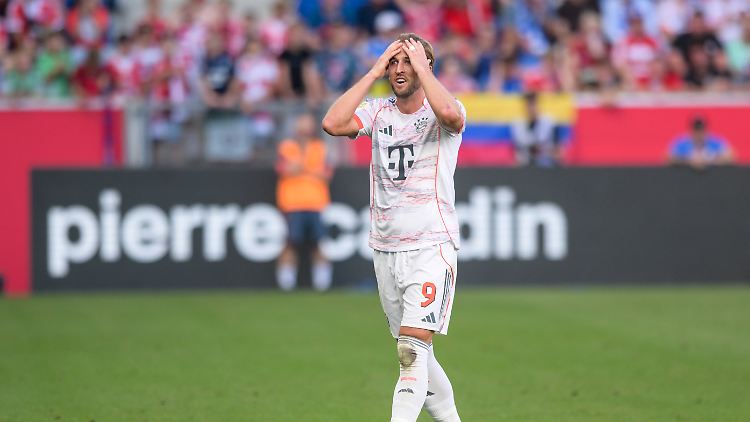 Fassungslos über die deutsche Auslegung der Hattrick-Regel: Harry Kane.