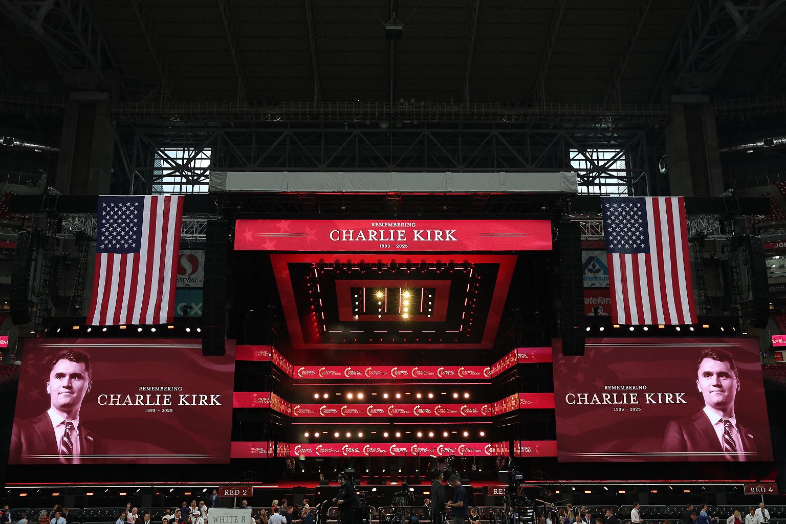 Im US-Bundesstaat Arizona starten die Feierlichkeiten zum Gedenken an den erschossenen rechten Aktivisten Charlie Kirk. 