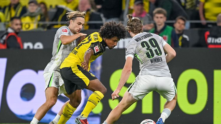 Karim Adeyemi wollte nicht von Patrick Wimmers Pech profitieren.