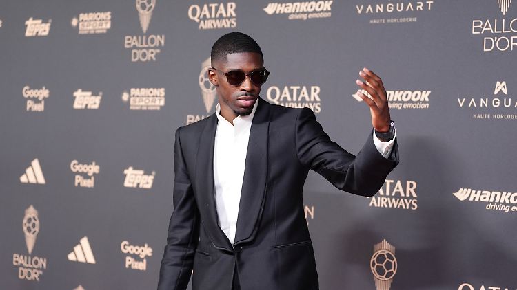 So sieht der Weltfußballer 2025 aus: Ousmane Dembélé sahnt zum ersten Mal ab.