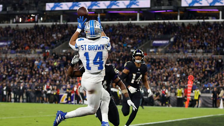 Amon-Ra St. Brown fängt für sein Leben gerne Touchdown-Pässe.
