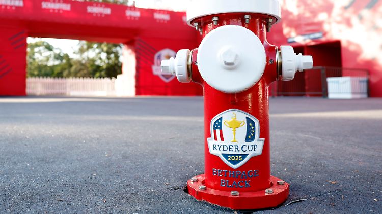 Sollte es brennen - beim Ryder Cup ist man vorbereitet.