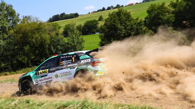 Marijan Griebel kann zum fünften Mal Deutscher Rallye-Champion werden.
