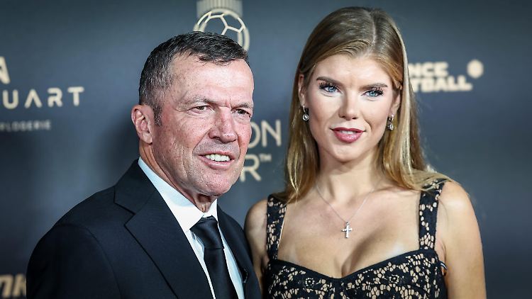 Zusammen auf dem roten Teppich: Lothar Matthäus und Theresa Sommer.