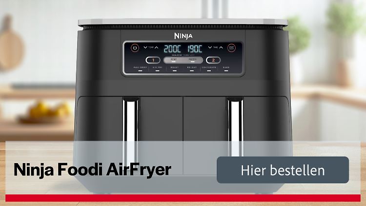 Aktuell zum besten Preis seit Anfang Juli zu bekommen: der Ninja Foodi Airfryer AF300EU.