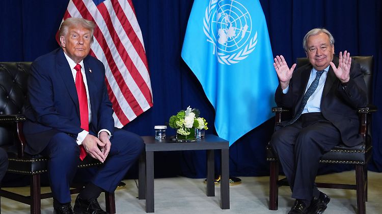 Trump betonte, er sei zwar manchmal anderer Meinung, stehe aber grundsätzlich hinter der Organisation.